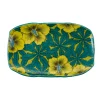 Seikou Porcelain Gold Floral Rectangular Platter, 32cm Discount