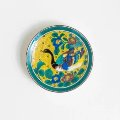 Seikou Porcelain Golden Goose Small Garnish Plate, 10cm Sale
