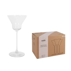 Cocktail Glasses Set of 6 Fine Stemmed Martini Glasses, 180ml Hot