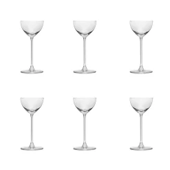 Cocktail Glasses Set of 6 Fine Stemmed Nick & Nora , 155ml Best