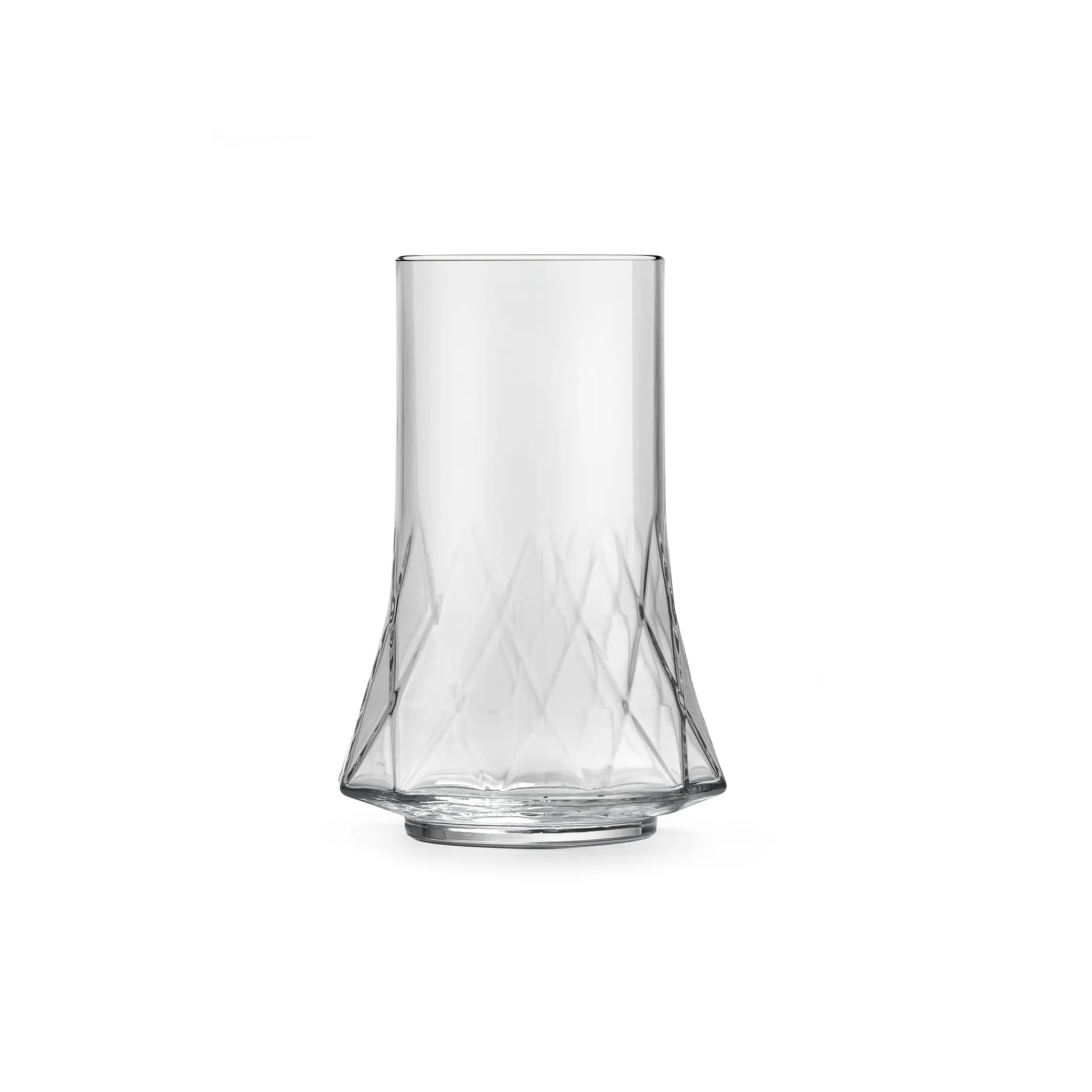 Portugese Tableware Set of 6 Geometric Glasses, 410ml Discount