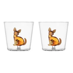 Ichendorf Milano Set of 2 Chihuahua Tumblers, 300ml Outlet