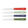 Opinel Set of 4 No 112 Coloured Beechwood Handle Paring Knives, 10cm Best