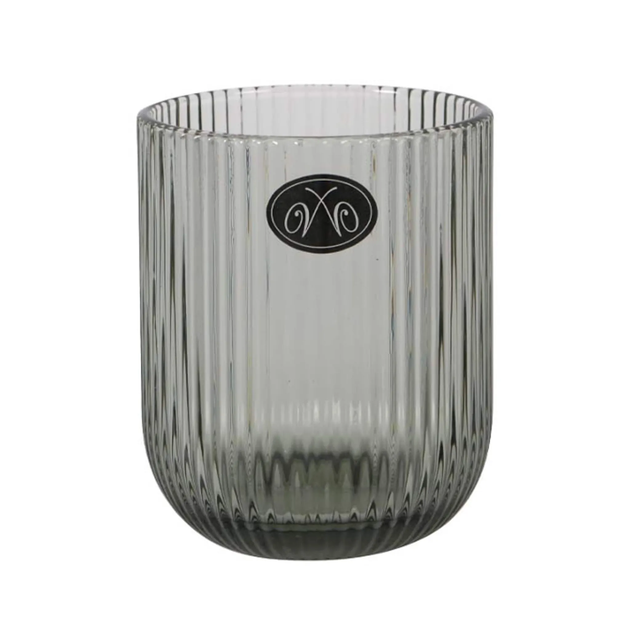 Bright Glassware Set of 6 Ribbed Green Tumblers, 270ml Online