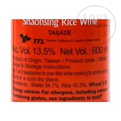 Taijade Shaoxing Wine, 600ml New