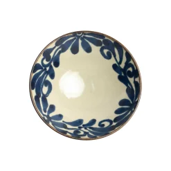 Kiji Stoneware & Ceramics Shibuki Shallow Bowl, Blue, 24cm Online