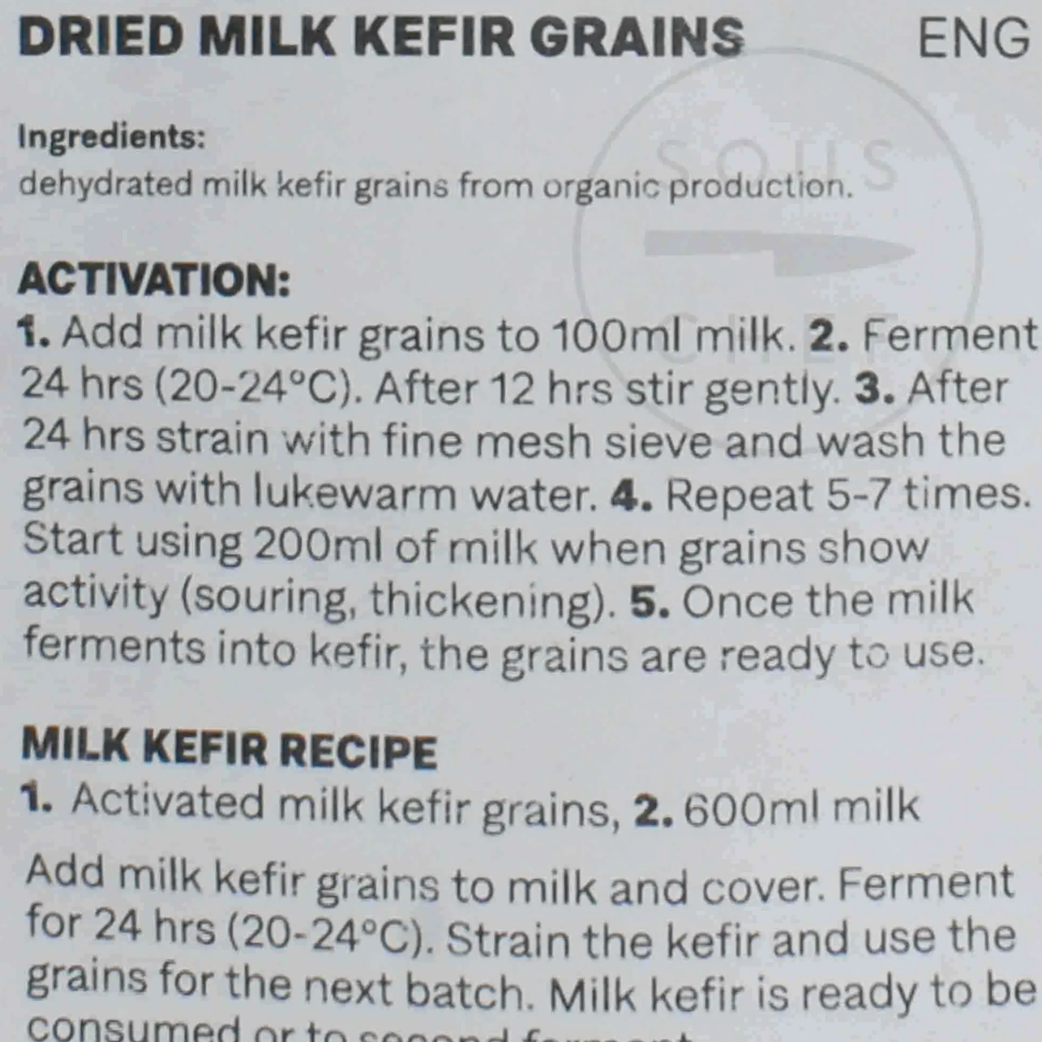Kefirko Short Dated Milk Kefir Grains, 2g Hot