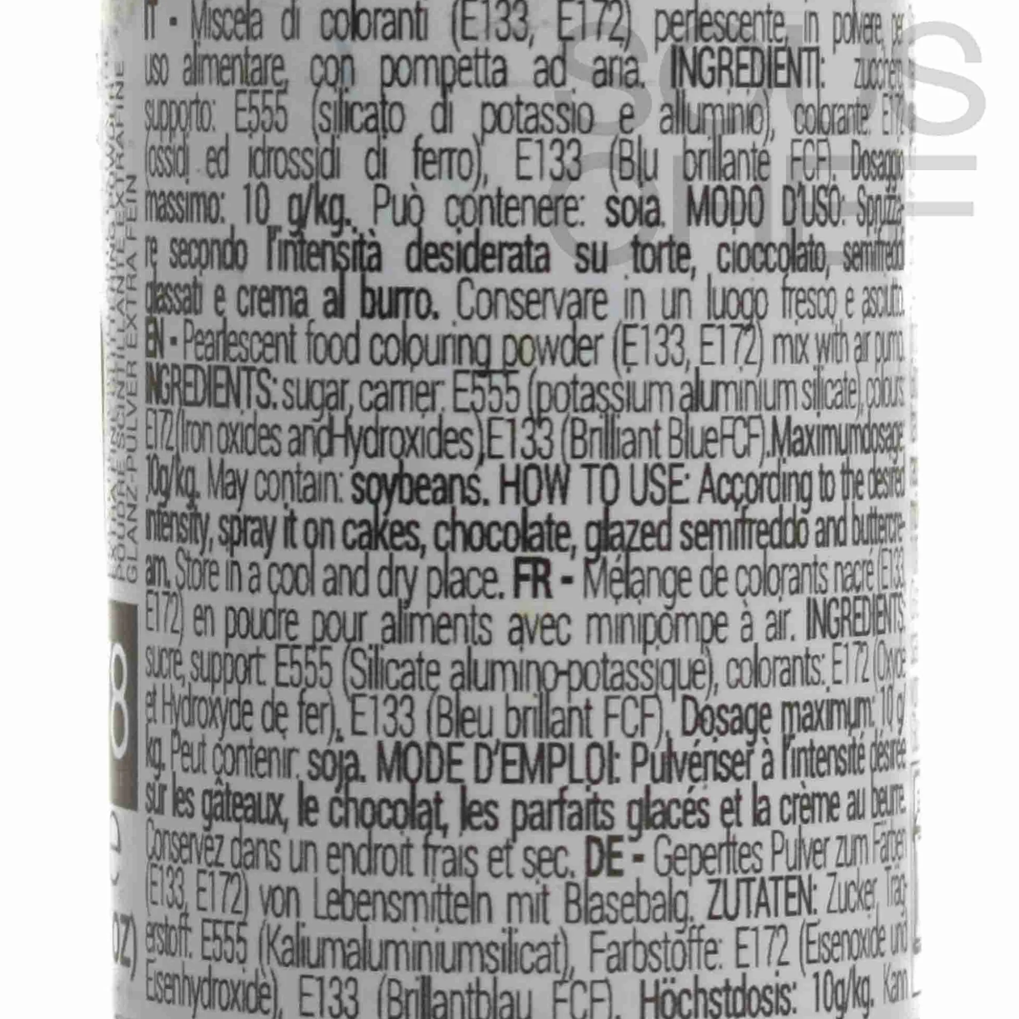 Silikomart Light Blue Glitter Dust Spray, 10g Clearance