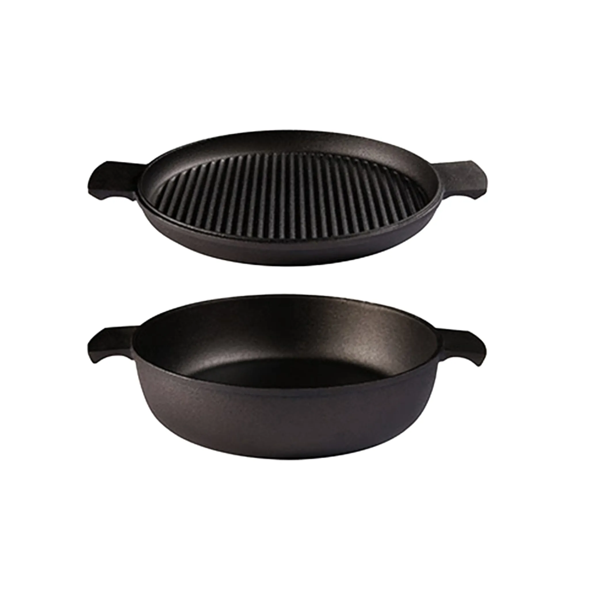 Skeppshult Cast Iron Combo Dutch Oven with Frying Pan Lid, 27cm Sale