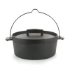 Skeppshult Traditional Cast Iron Dutch Oven 5.5l Hot