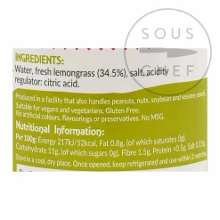 Thai Taste Sliced Lemongrass, 114g New