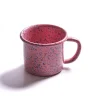 Kapka Enamel Splatter Fest Enamel Mug, Pink, 350ml Best
