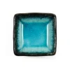 Kiji Stoneware & Ceramics Square Turquoise Dipping Bowl, 7cm Discount