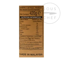 Habhal Sri Kaya Coconut Spread, 420g Outlet