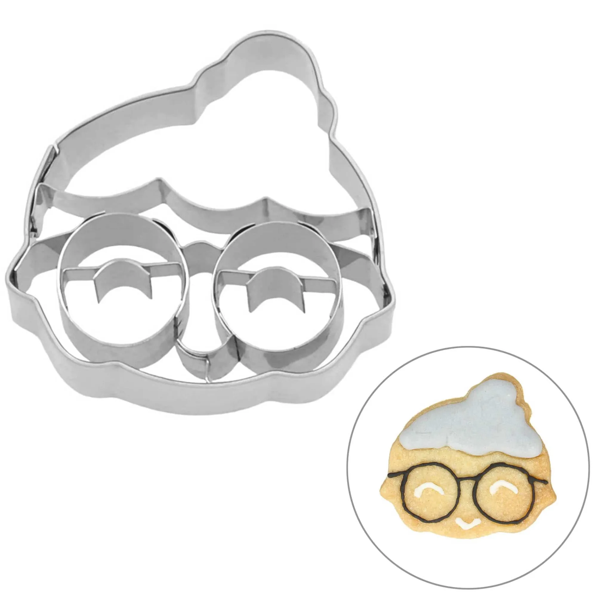 Birkmann Stainless Steel Mrs. Claus Cookie Cutter, 5cm Hot