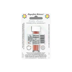 Sugarflair Edible Lustre Glitter Dust, Brown 2g Outlet
