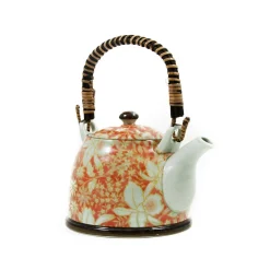 Kiji Stoneware & Ceramics Suisen Red Japanese Teapot