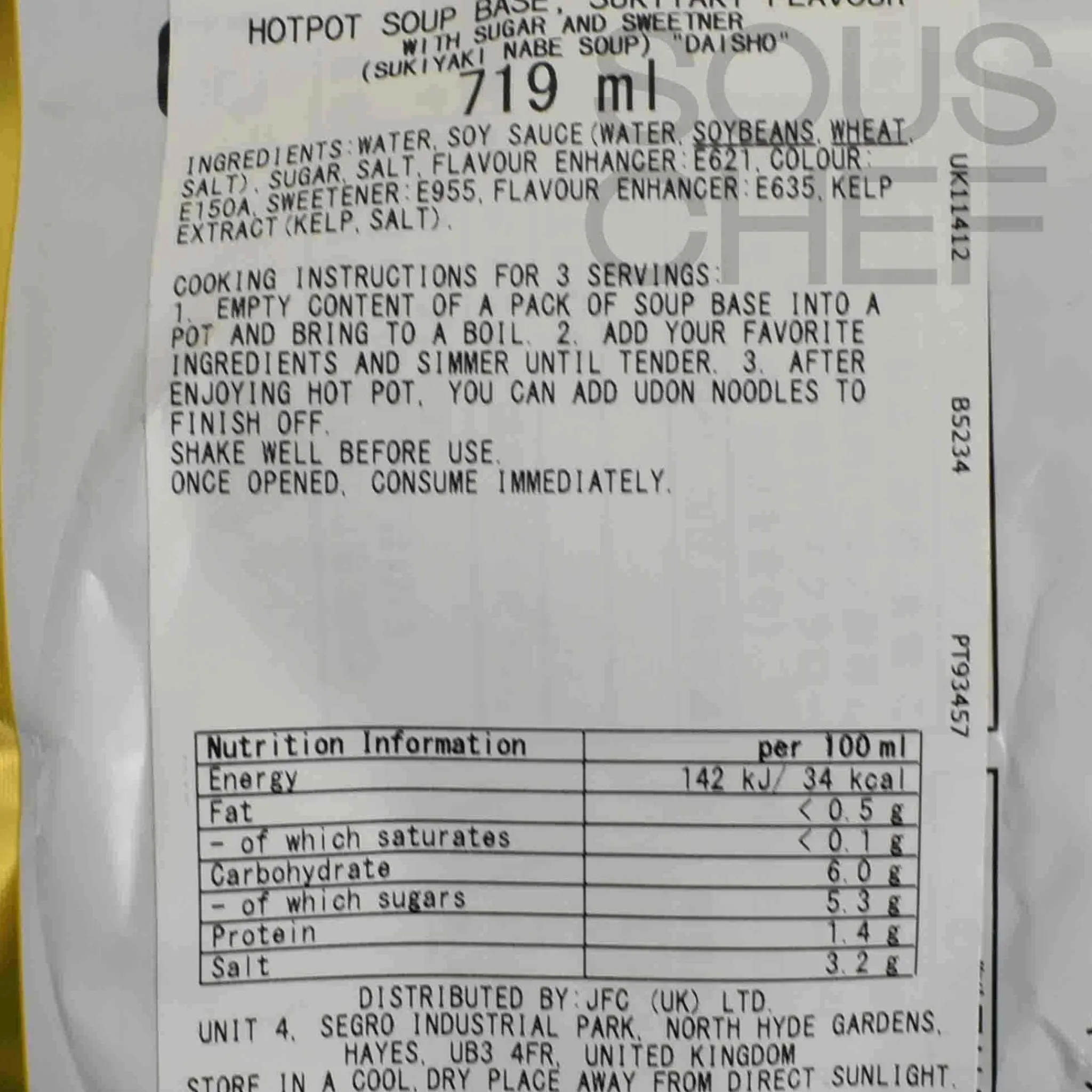 DAISHO Sukiyaki Soup Base, 750g Online