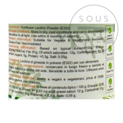 Special Ingredients Sunflower Lecithin Powder, 100g Hot