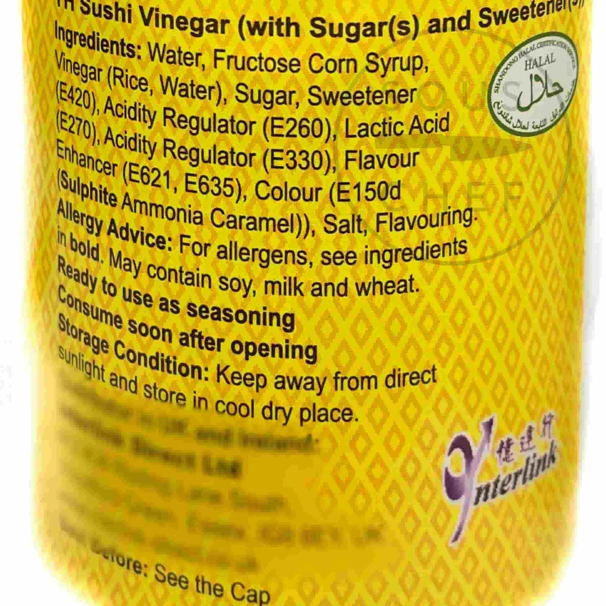 YH Sushi Vinegar, 200ml Hot