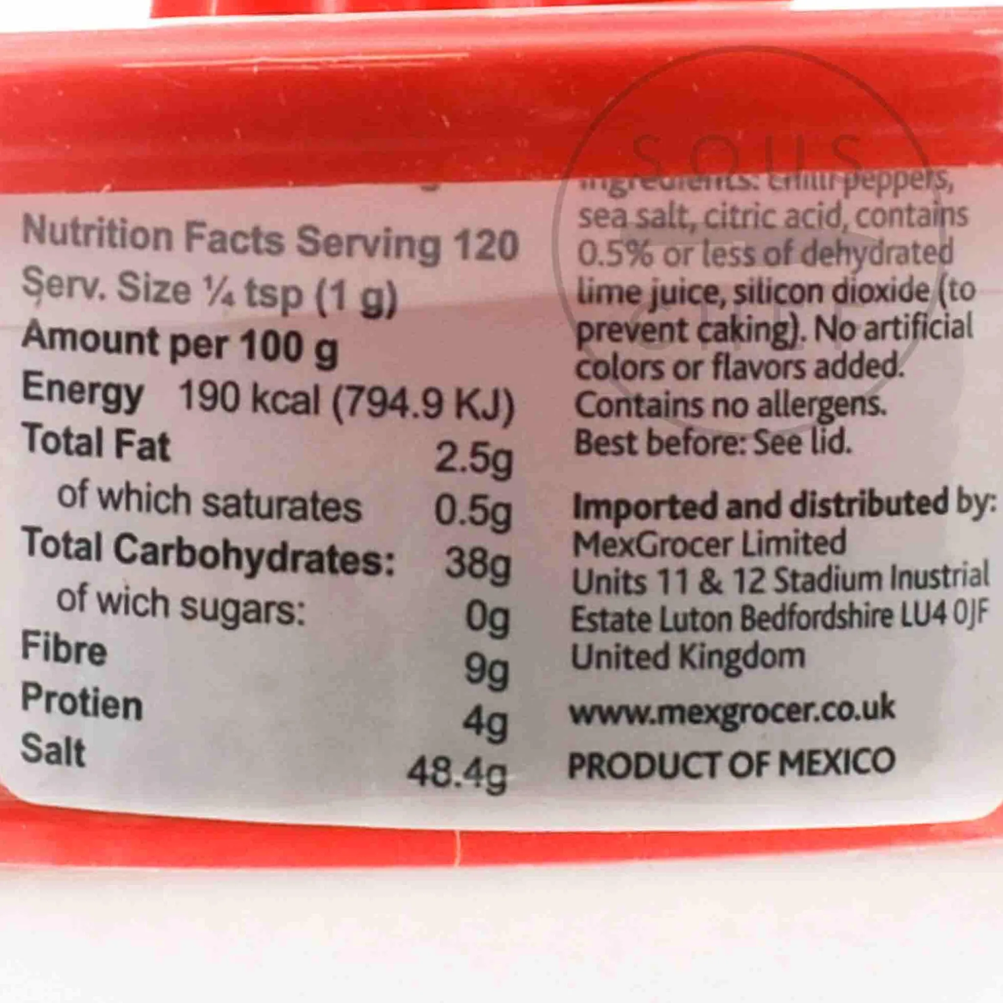 Tajin Glass Rimmer for Margaritas, 120g