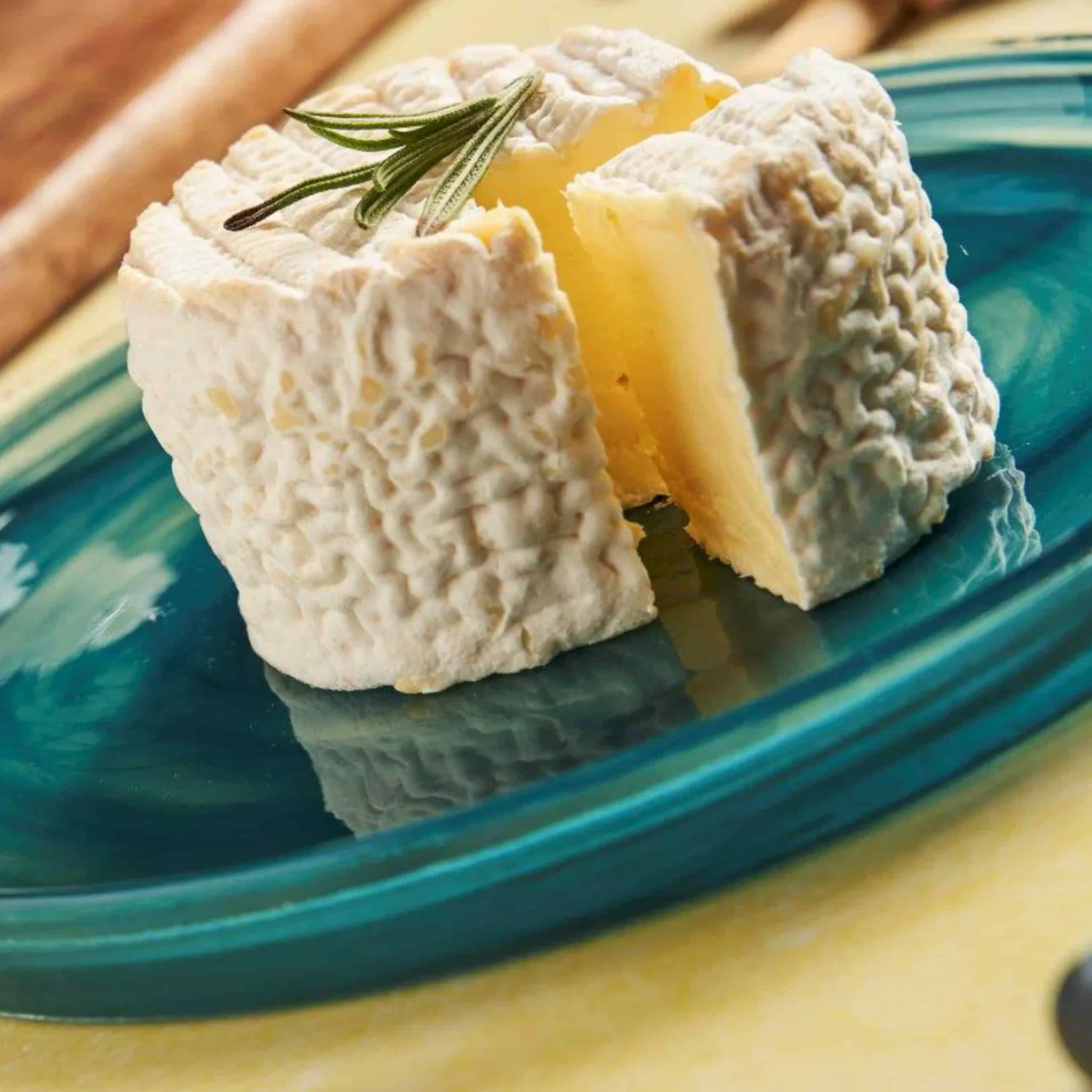 Turkish Tableware Teal Marble Glass Side Plate, 21cm Online