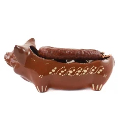 TERRACOTA ASSADEIRA Terracotta Chorizo Pig Serving Dish, 30cm Online