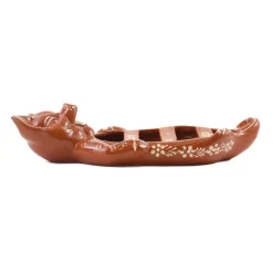 TERRACOTA ASSADEIRA Terracotta Chorizo Pig Serving Dish, 33cm New