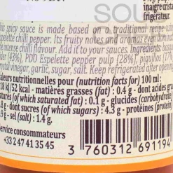 Terre Exotique Espelette Chilli Sauce, 100ml Best