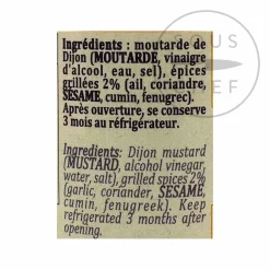 Terre Exotique Mustard With Roasted Spices, 100g Discount