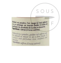 Terre Exotique Saffron Powder, 0.5g Best