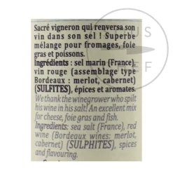 Terre Exotique Winemaker's Salt, 100g
