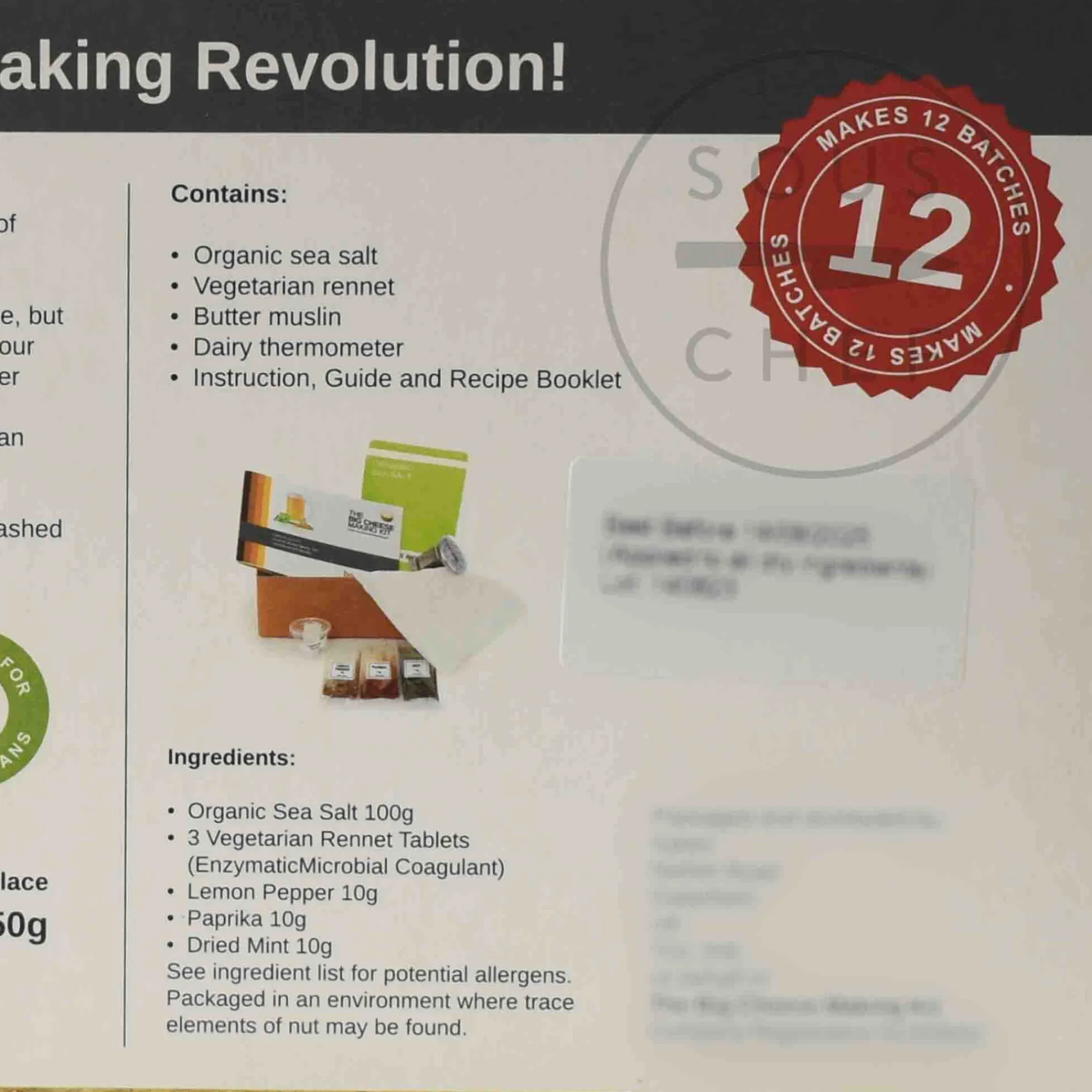 Big Cheese The Beer Lovers Cheese Making Kit Best