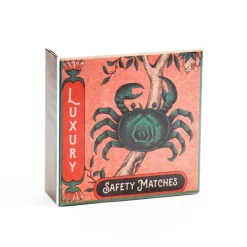 Archivist The Crab Luxury Safety Matches Hot