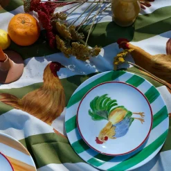 The Platera Manolo Rooster Porcelain Side Plate, 21cm