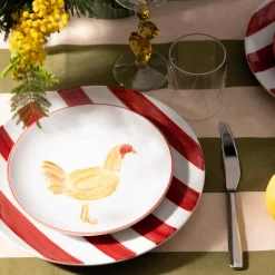 The Platera Menchu Chicken Porcelain Side Plate, 21cm Online