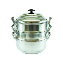 Chinese Cookware 3-Tier Aluminium Steamer Discount