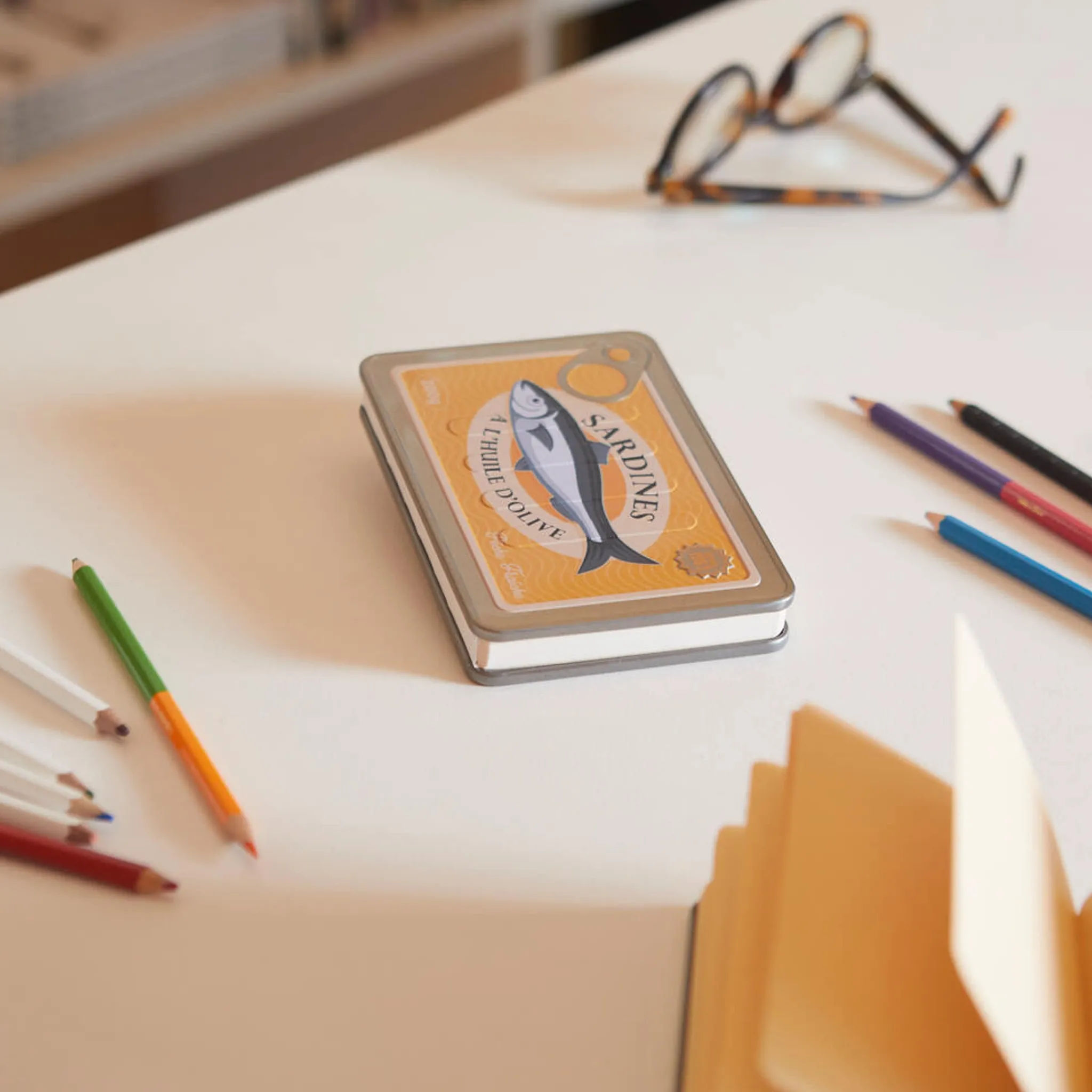 Balvi Tinned Sardine Notebook, 160 pages New