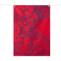 Tissage Moutet Red Fruits French Jacquard Tea Towel Sale