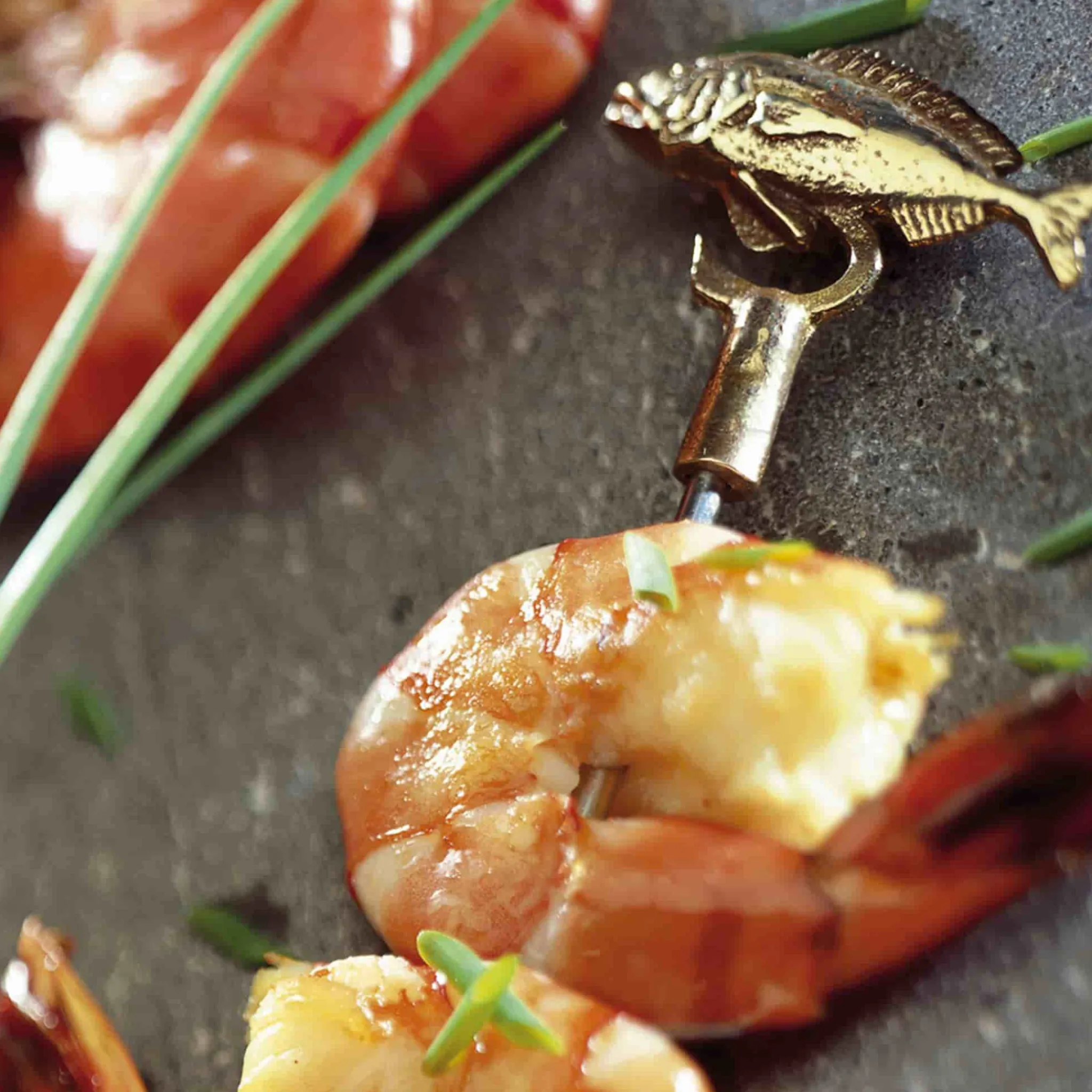 Triangle Set of 4 Stainless Steel Skewers in Gift Box Sale