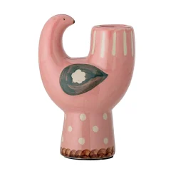 Bloomingville Trudy Pink Bird Candle Holder Hot