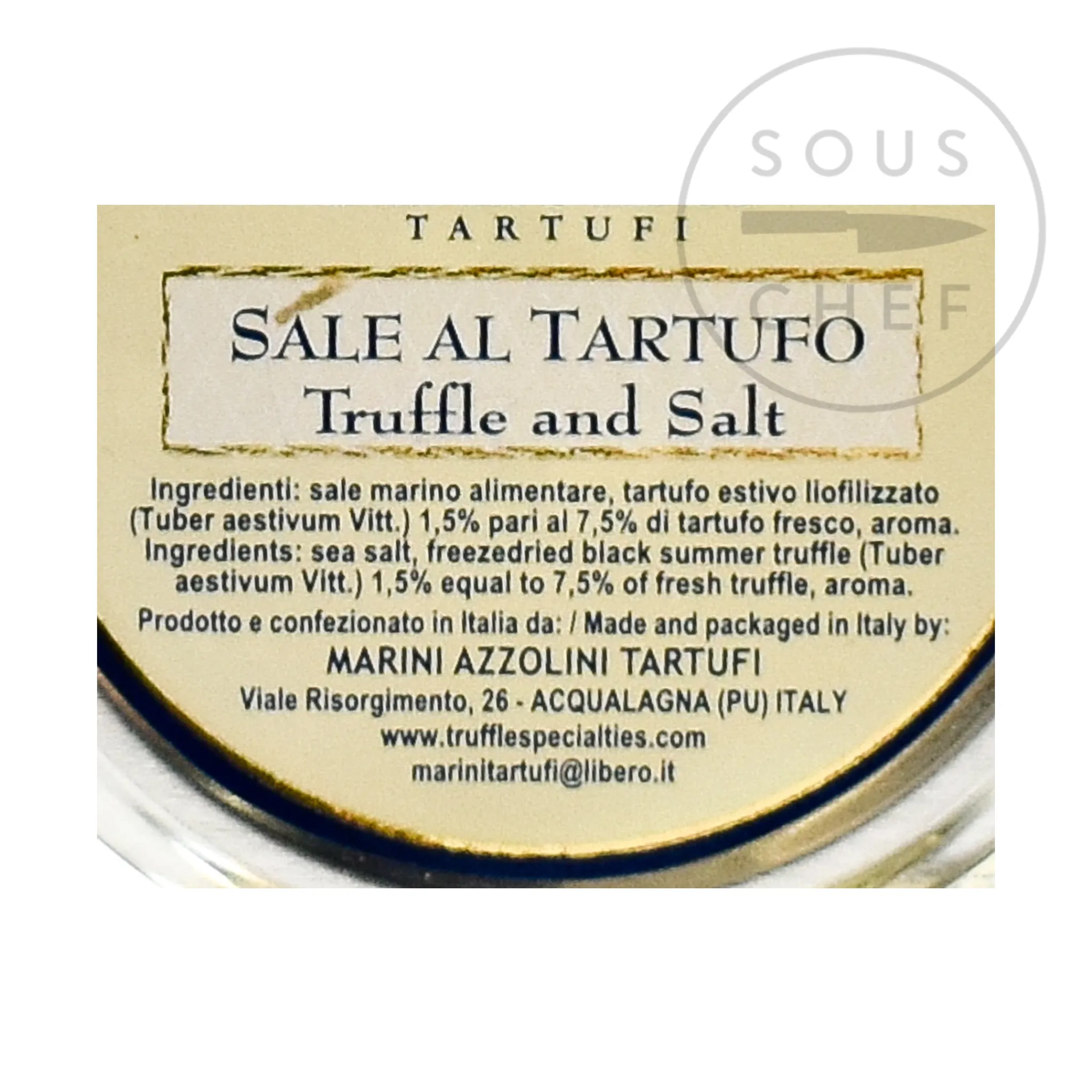 Marini Azzolini Truffle Salt, 100g Clearance