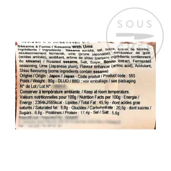 Toho Ume Roasted Sesame Seeds, 80g Hot