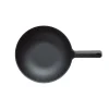 Unilloy Black Japanese Lightweight Cast Iron Wok, 31cm Clearance