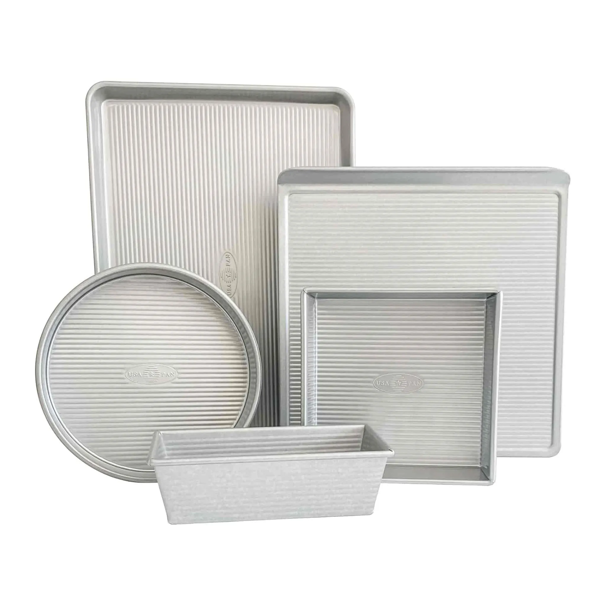USA Pan 5 Piece Bakeware Set Clearance