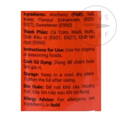 Longdan Vietnamese Fish Sauce, 500ml Outlet