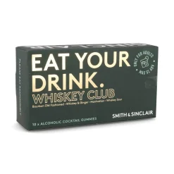 Smith & Sinclair Whiskey Club 5V Alcoholic Cocktail Jelly Sweets, 140g
