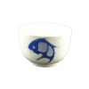 Chinese Tableware White & Blue Carp Tea Cup, 140ml Online