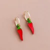 Wolf & Moon Chilli Pepper Hoop Earrings Discount