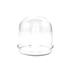 Portuguese Tableware 4x Small Domed Glass Cloche, 8cm dia